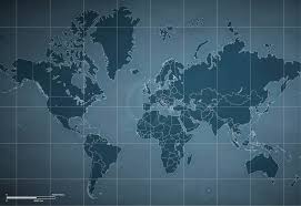 Vector Map World Mercator Europe Sci Fi One Stop Map