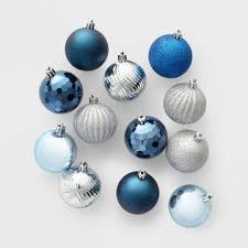 Get it as soon as thu, jan 14. Denim Blue And White Christmas Christmas Ornament Sets Ornament Set Silver Christmas Tree