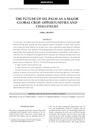 Better performance faster loading speed simple and fast installation. Pdf The Future Of Oil Palm As A Major Global Crop Opportunities And Challenges