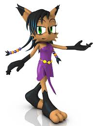 Nicole The Holo Lynx 3d Model Cute Characters Sonic Heroes Female Characters