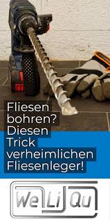 Unglaublich Mit Diesem Seltsamen Tool Bohrst Du So Einfach Und Sicher In Fliesen Marmor Feinsteinzeug Aber Auch Glas Aber Fliesen Bohren Feinsteinzeug