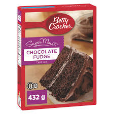 Eggs and oil round out the rest of the necessary ingredients. Betty Crocker Supermoist Chocolate Fudge Cake Mix Walmart Canada