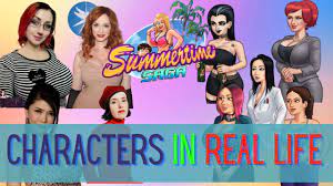 Summertime Saga Characters in Real Life - YouTube