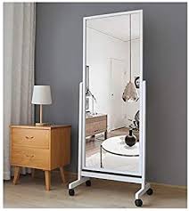 Check spelling or type a new query. Amazon Com Topyi Swivel Adjustable Full Length Mirror On Wheels Pine Wood Frame Cheval Bedroom Fl Mirror Bedroom Decor Wood Frame Standing Floor Mirror Decor