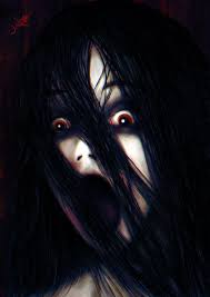 Kayako Saeki Eugene Gore Junkome On Artstation At Https Www Artstation Com Artwork D3g9n Horror Art Scary Japanese Horror Horror Movie Art
