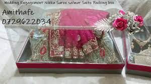 Wedding Nika Engagement Saree Bride Groom Suite Box Salwar Gift Pack Colors Traparent Designs Wedding Gift Boxes Wedding Planning Services Cupcake Accessories