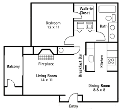 1 Bedroom 700 Sq Ft House Plans Google Search Small Modern House Plans Cottage Floor Plans House Plans
