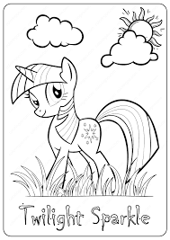 My little pony coloring pages. My Little Pony Twilight Sparkle Coloring Pages Unicorn Coloring Pages My Little Pony Printable My Little Pony Twilight