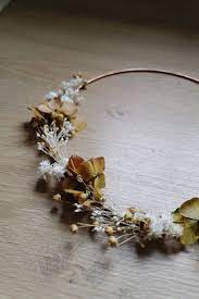 Bespoke Dried Flower Crown Metal Circle
