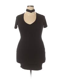 Details About Forever 21 Women Black Casual Dress 0x Plus