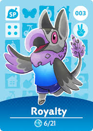 They have the same data and you can scan them to get items in. Animal Crossing Amiibo Card Royalty By Birdfox Fur Affinity Dot Net