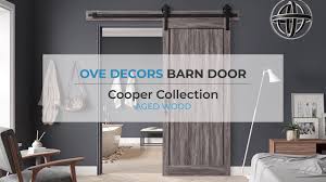 Wooden doors garage doors country outdoor decor home decor decoration home rural area room decor country music. Ove Decors Cooper Barn Door Collection Promotional Video Youtube