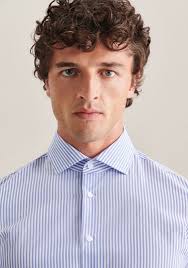 Men Slim prodtyp Stripes light blue