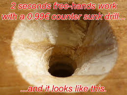 advantages of countersinking screws