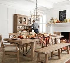 Toscana Extending Dining Table Seadrift Pottery Barn Dining Table With Bench Dining Set With Bench Dining Room Table