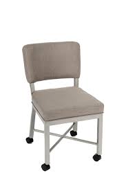 They also have a tilt mechanism to support your weight while making sure that your posture is not compromised. Buy Wesley Allen S Miami Modern Upholstered Dining Chair With Casters