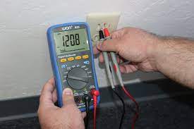 Now turn on your multimeter and make sure the black wire is plugged into the common port and the red wire into the v or horseshoe port. Testing An Electrical Outlet Using A Digital Multimeter Simply Smarter Circuitry Blog