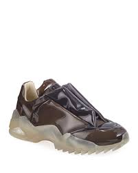 maison margiela men s new future laminated low top sneakers maisonmargiela shoes