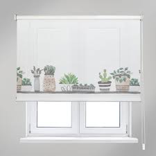Las cocinas de estilo mediterráneo combinan muebles de madera en tonos claros y algunos detalles rústicos, como el ladrillo visto. Estor Enrollable Cactus Blanco De 120x190cm Leroy Merlin