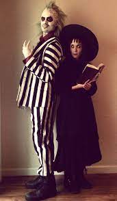 Beetlejuice halloween costume halloween costumes lydia beetlejuice loki vines daenerys targaryen game of thrones characters comics fictional characters. D00r S Halloween Costume Contest Couple Entry Submisision Beetlejuice Lydia Original Halloween Costumes Best Couples Costumes Couple Halloween Costumes