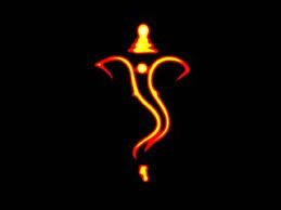 Creative Ganpati Images Hd Wallpaper Black And White Modern Ganesh Logo Google Search Black Background Wallpaper Desktop Background Nature Ganpati Bappa Wallpapers