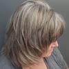 Thin hair short layered haircuts for older women. 1
