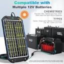 Amazon.com: SUNER POWER Cargador de batería solar impermeable de ...