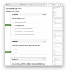 Fin 301 Session 6 Online Assignment Penn State University Penn State University Assignments Penn State