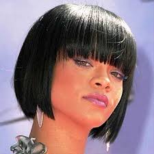 Bangs (north american english) or fringe (british english) are strands or locks of hair that fall over the scalp's front hairline to cover the forehead, usually just above the eyebrows. Short Hairstyles With Bangs For Black Women Short Hairstyles Haircuts 2019 2020