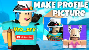 How To Create A Free Roblox Profile Picture Youtube