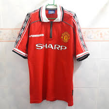 Manchester united jersey third football shirt 1998 1999 umbro trikot mens size l. Manchester United Kit 1998 99