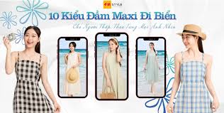 10 kiểu đầm maxi đi biển cho người thấp, thao túng mọi ánh nhìn