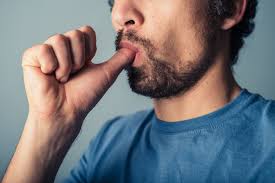 To Calm Down When You Re Feeling Extremely Nervous Put Your Thumb In Your Mouth Close Your Lips And Try To Blow Out Air Letting Your Cheeks Puff Up Body Hacks Body