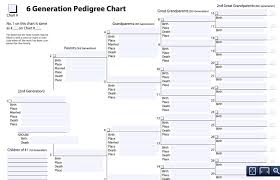 35 meticulous fillable pedigree chart free