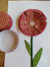 16 ideas diy crafts for mothers day cupcake liners #diy. Cupcake Liner Flowers For Mom Dolceamericana