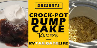 This crock pot nutella pudding cake is decadent, delicious, and perfect with. Crock Pot Dump Cake Warm Dessert For Cold Tailgate Rv Tailgate Life