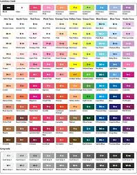 Touch Markers Blank Color Chart Www Bedowntowndaytona Com