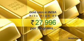 This is due to the fact that production costs are relatively similar regardless of the bar's weight when the metal content is not factored in. India Gold Hits Record High Of 27 996 Rupees Per 10 Grams