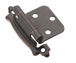 Amerock Bp7329 Variable Overlay Self Closing Face Mount Hinges Amerock Overlay Hinges Oil Rubbed Bronze