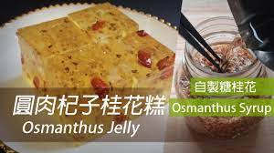 大c廚房 圓肉杞子桂花糕與糖桂花 非全素 字幕 youtube food fruit pineapple