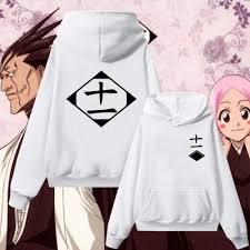 Man Woman Anime Bleach Hoodie White Cosplay Jushiro Ukitake Shiba Kaien  Streetwear - Hoodies & Sweatshirts - AliExpress