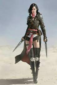 Female Assassin Character Concept Warrior Woman Fantasy Girl Concept Art Characters