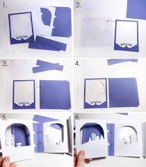 How to make a shadow box frame from 12 x 12 card stock or dsp. How To Make A Christmas Shadow Box Card