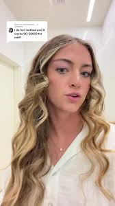 Katie Curling Her Hair