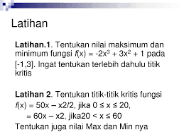 Nilai maksimum dan minimum 1. Penggambaran Grafik Canggih Ppt Download