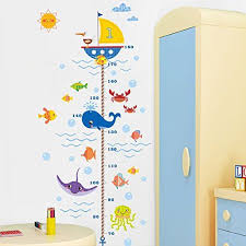 Toise Sur La Mer A Mettre Dans La Chambre Des Enfants Toise Enfant Stickers Muraux Decoration