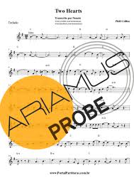 Watch the video for two hearts from phil collins's hits for free, and see the artwork, lyrics and similar artists. Phil Collins Two Hearts Partituren Fur Keys