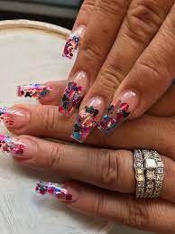 Disney Nails Mickey Silhouette Disney Acrylic Nails Disneyland Nails Mickey Nails