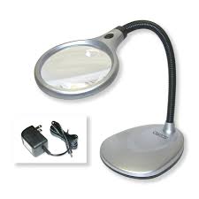 Deskbrite 200 Led Magnifier Desk Lamp 2x 5x