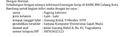 Hal yang diperlukan dalam sebuah surat lamaran pekerjaan adalah. Fltgnjwuso7dpm